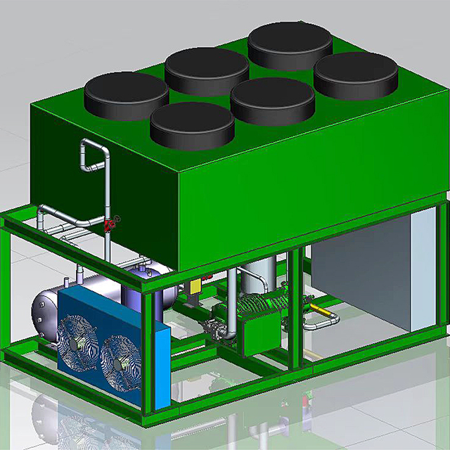 Unidad de refrigeración de cámara frigorífica Unidad de condensación de compresor industrial